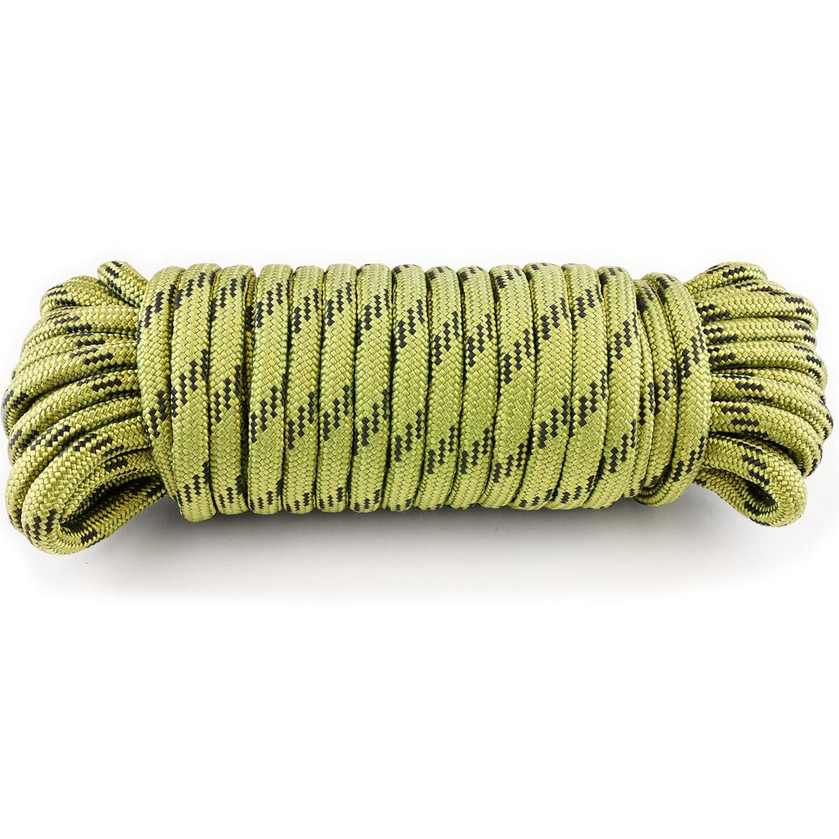 Wellmax Diamond Braid Nylon Rope – Extra Thick All Purpose Braided Flag Line Utility Line with Shock Absorption – UV Resistant, High Strength & Weather Resistant - 3/8" X 50FT