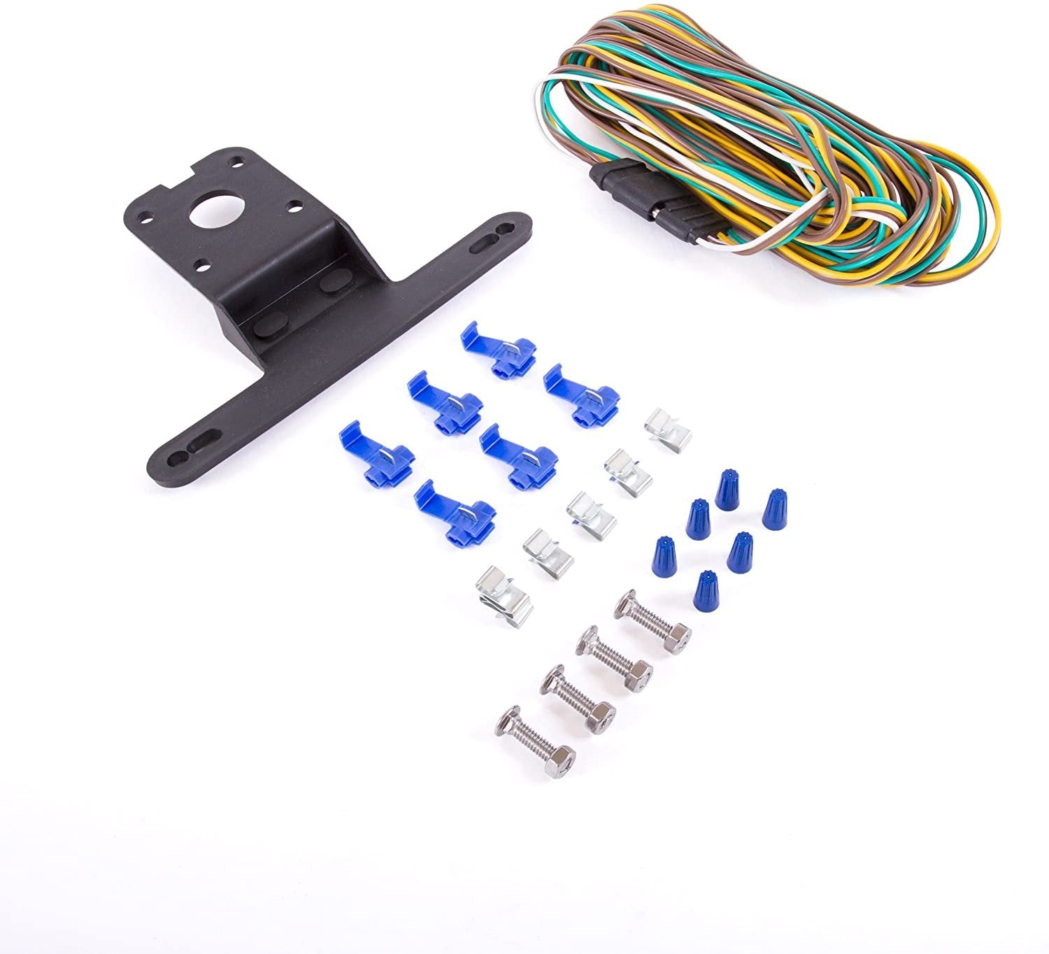 Wellmax 12V LED Trailer Lights Kit, Attachable Tail Lights for RV, Marine, Boat, Trailer, Camper, Low Profile Submersible and Waterproof