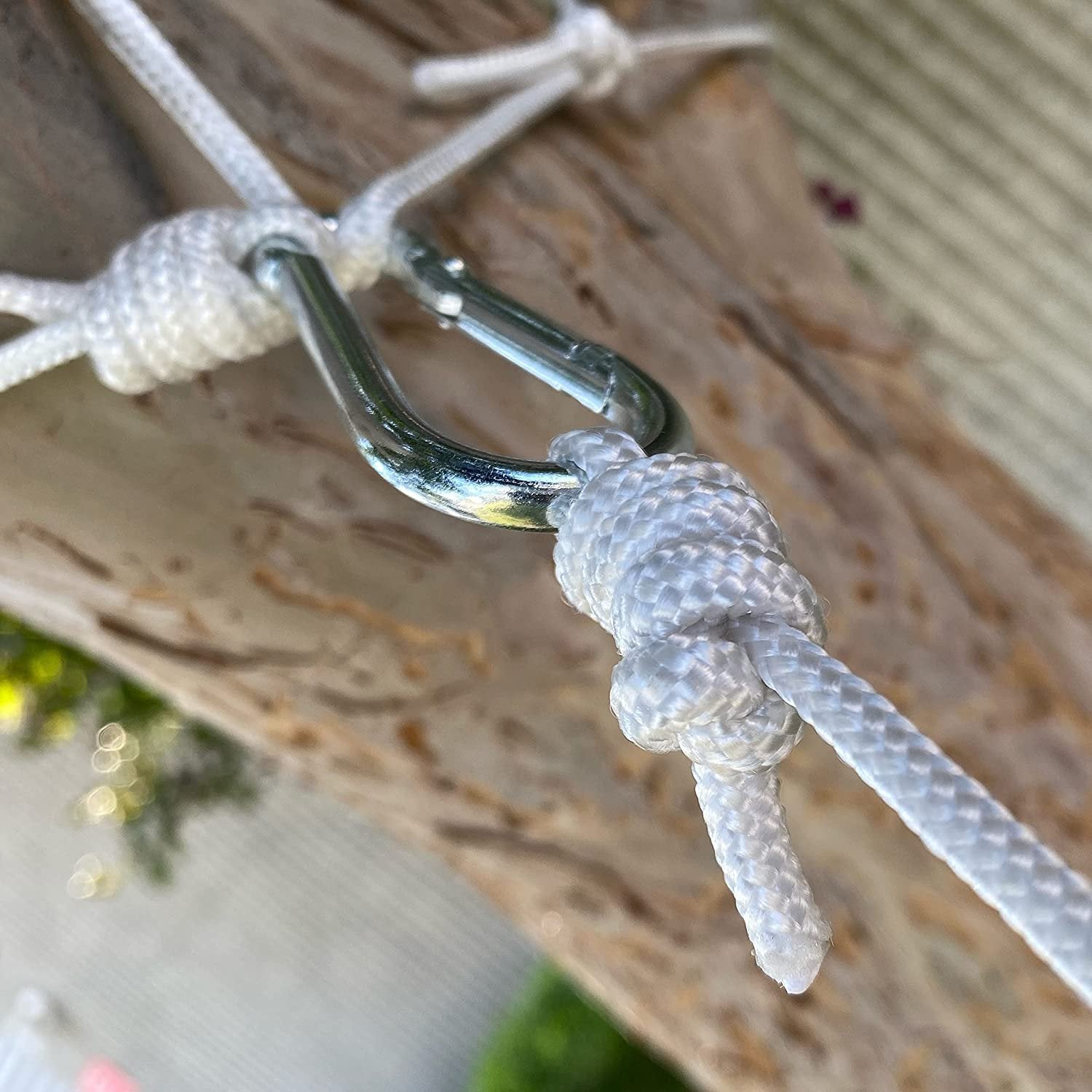 Wellmax Diamond Braided Polypropylene Rope with UV Treatment and Weather Resistant, 4 Pack 3/16 inch x 50ft Multi-Color