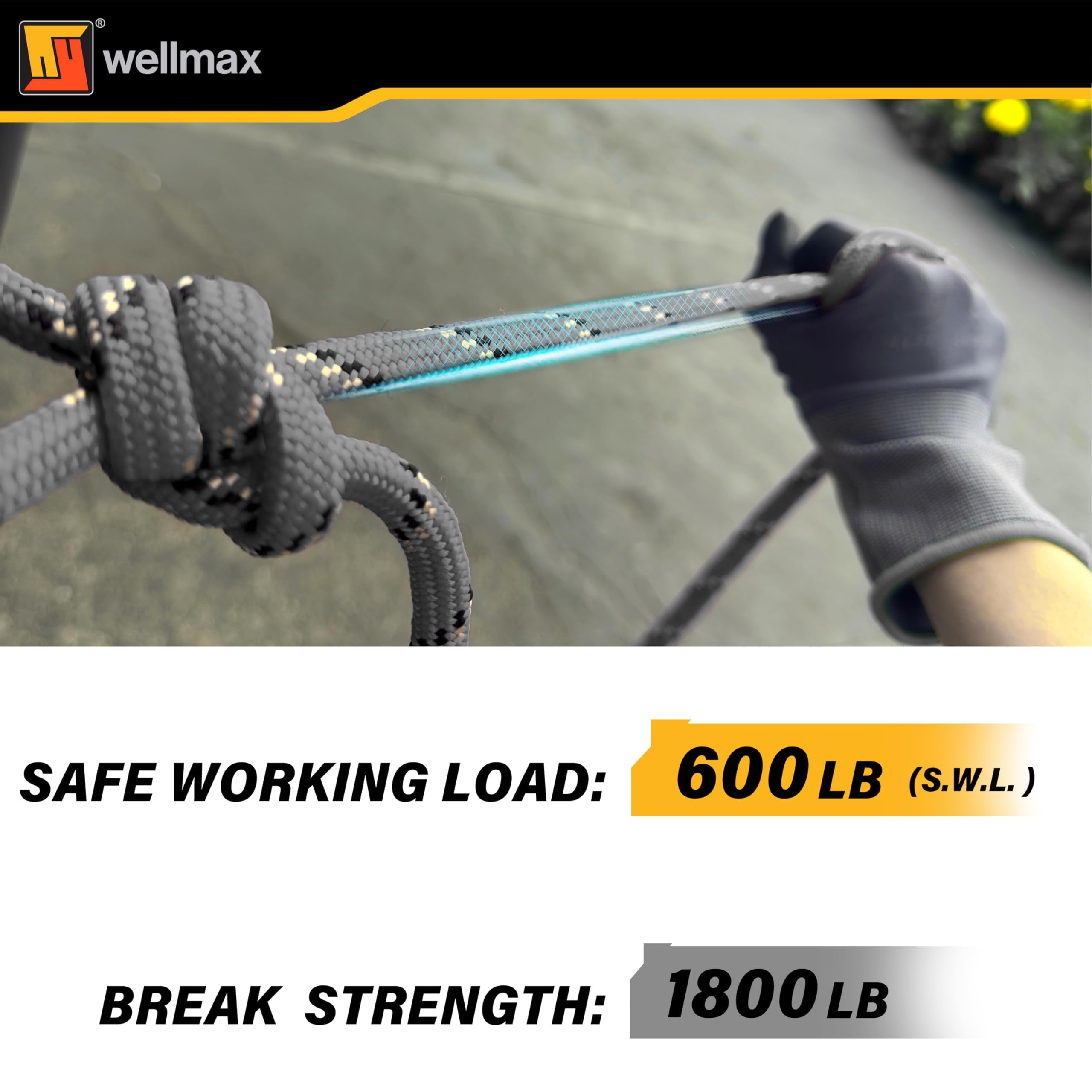 1/2" x 100FT Nylon Ropes
