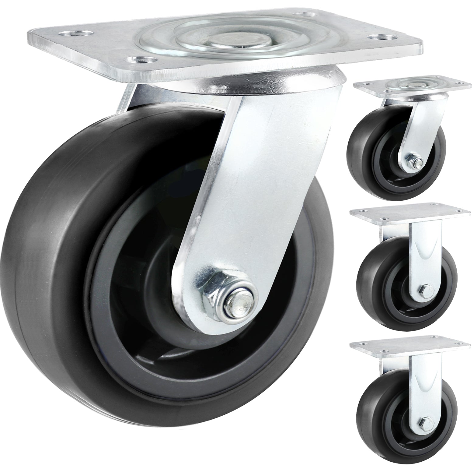 660lb Platform Cart Replacement Wheels | Wellmax