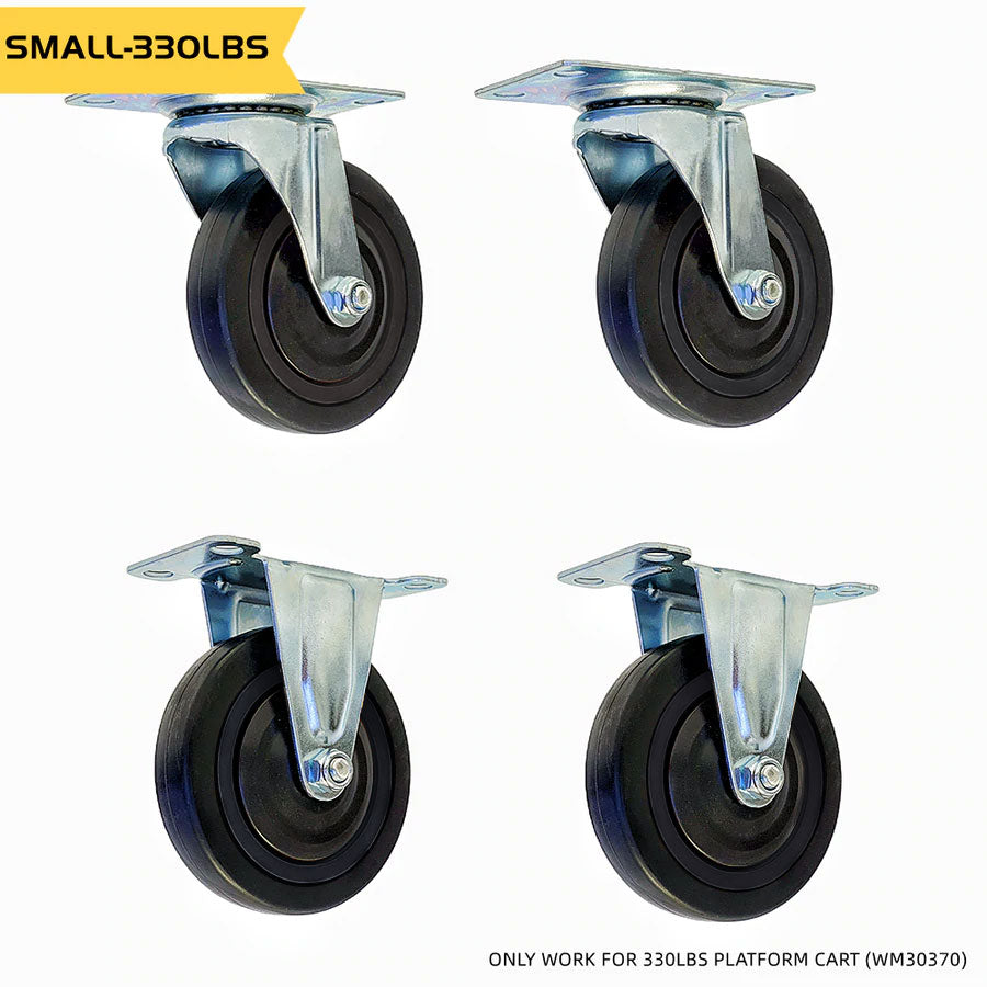 Wellmax 330LBS Platform Cart Replacement Wheels
