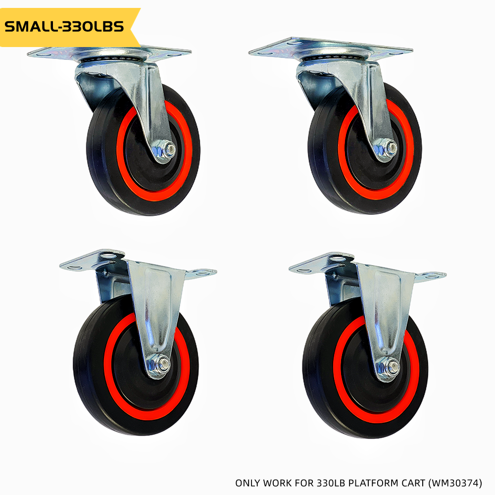 Wellmax 330LBS Platform Cart Replacement Wheels
