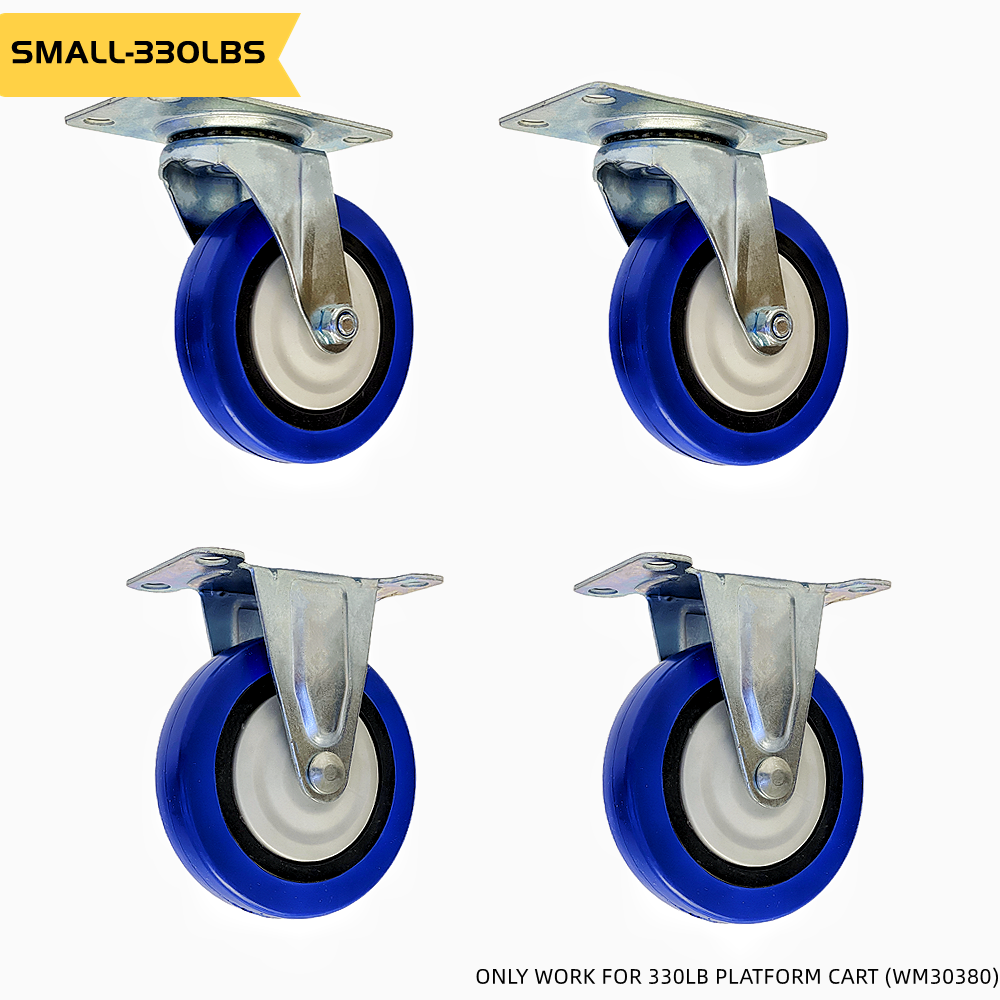 Wellmax 330LBS Platform Cart Replacement Wheels