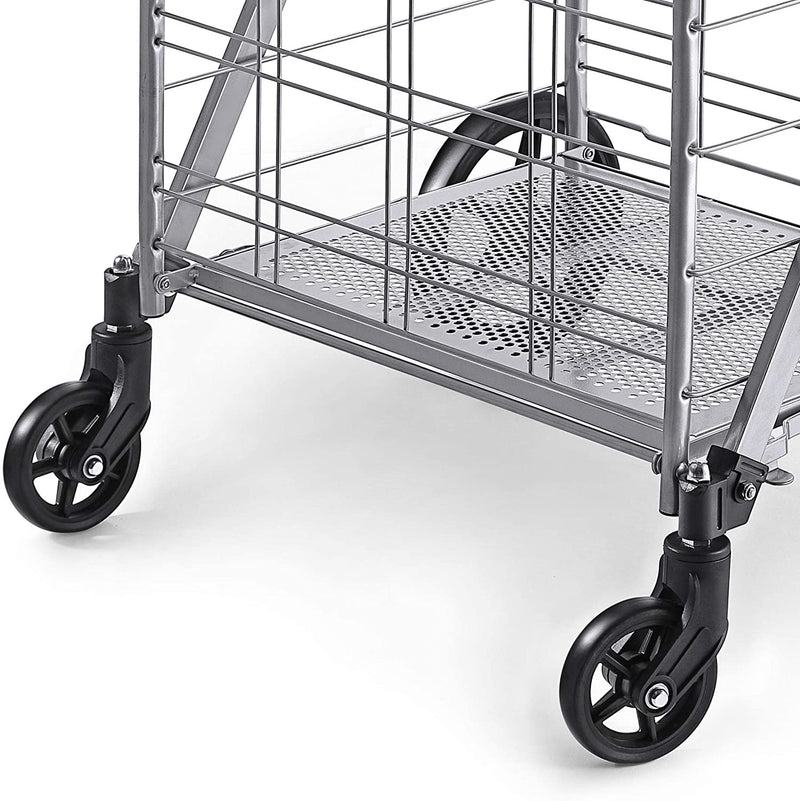 Heavy Duty Personal Grocery Shopping Cart With Wheels — Rickle.